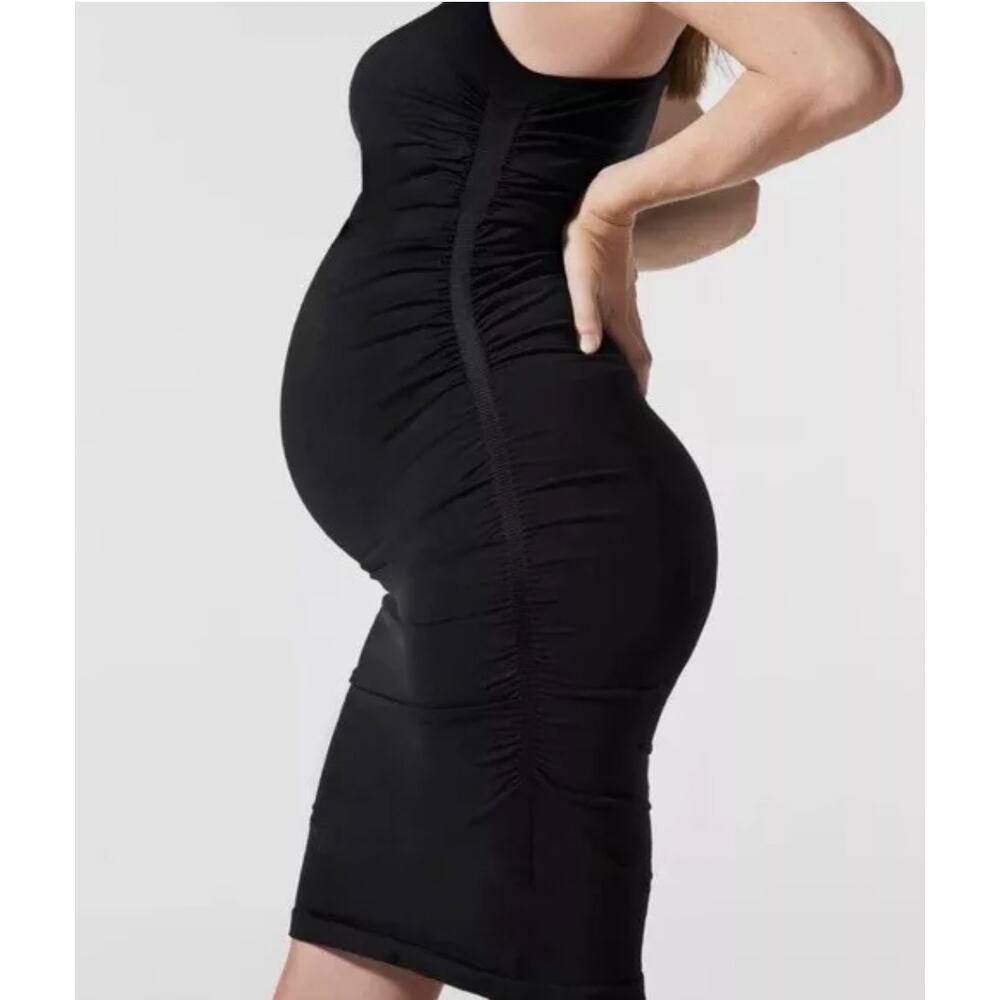 Elegant Black Maternity Dress